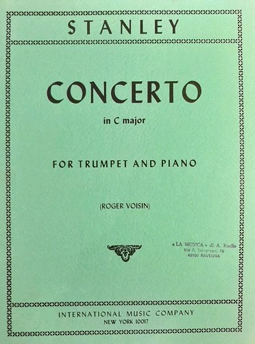 Stanley concerto in do - -,
