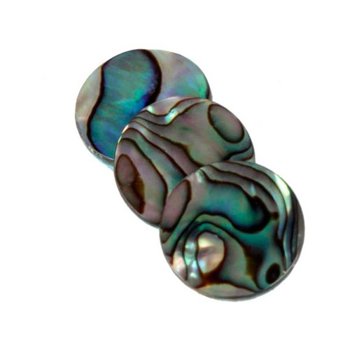 Pezzi bottoni tromba abalone - 3,