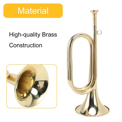 Tromba maggiore in ottone - b,